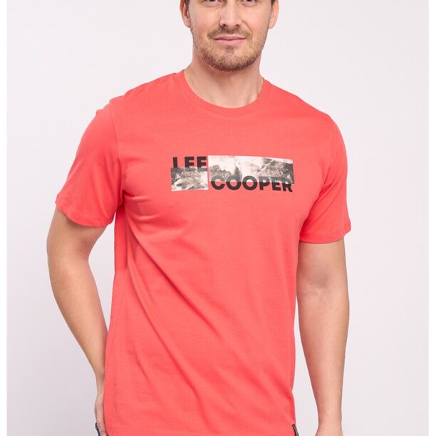 Памучна тениска с лого Lee Cooper