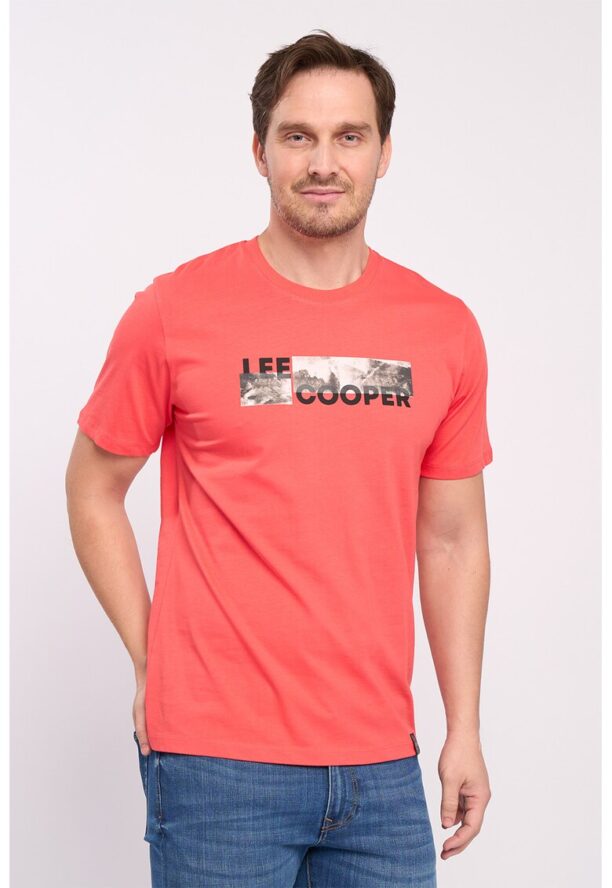 Памучна тениска с лого Lee Cooper