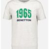 Памучна тениска с лого на гърдите United Colors of Benetton