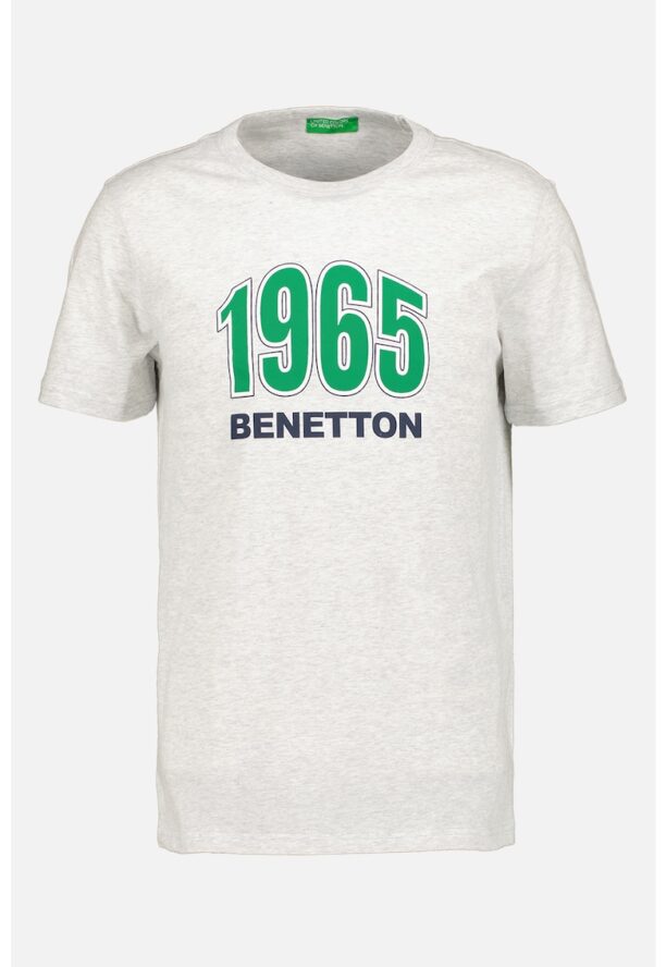 Памучна тениска с лого на гърдите United Colors of Benetton