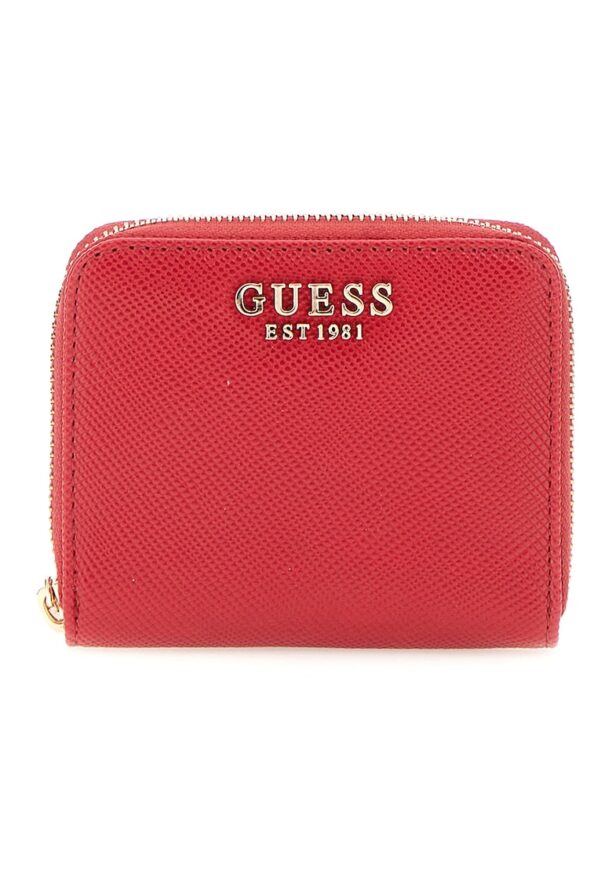 Портмоне Laurel от еко кожа с метално лого Guess