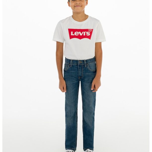 Прави дънки със захабен ефект Levis