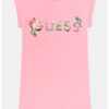 Рокля тип тениска с бродерия GUESS JEANS