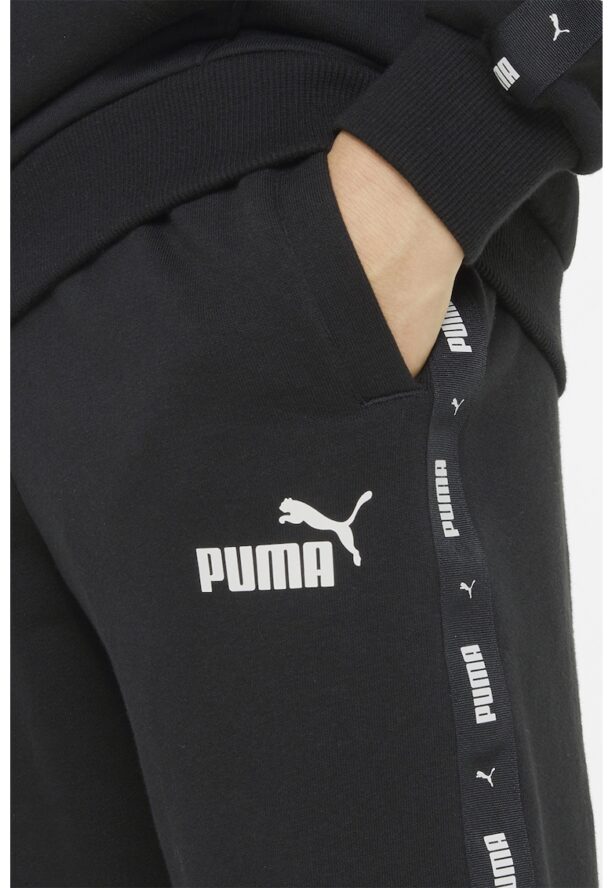 Скосен панталон с лога встрани Puma