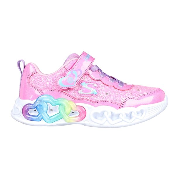 Спортни обувки Infinite Heart Light с велкро и LED светлини Skechers