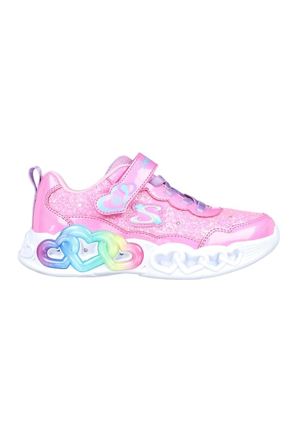 Спортни обувки Infinite Heart Light с велкро и LED светлини Skechers