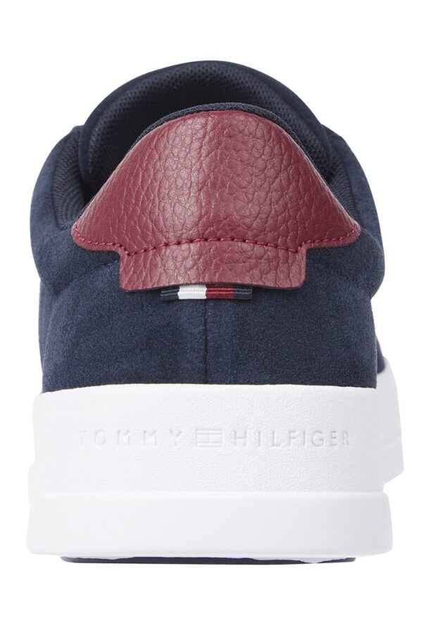 Спортни обувки от велур и кожа с лого Tommy Hilfiger