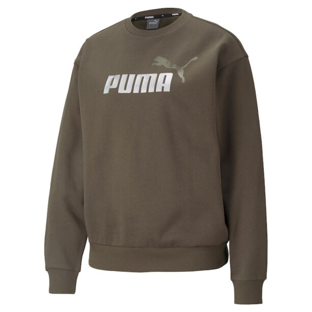 Суитшърт Essentials с лога и овално деколте Puma