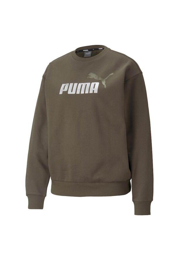 Суитшърт Essentials с лога и овално деколте Puma