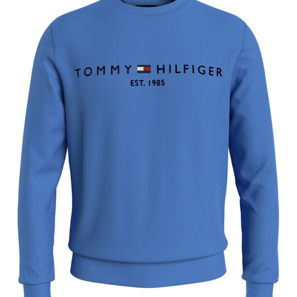 Суитшърт с органичен памук и лого Tommy Hilfiger