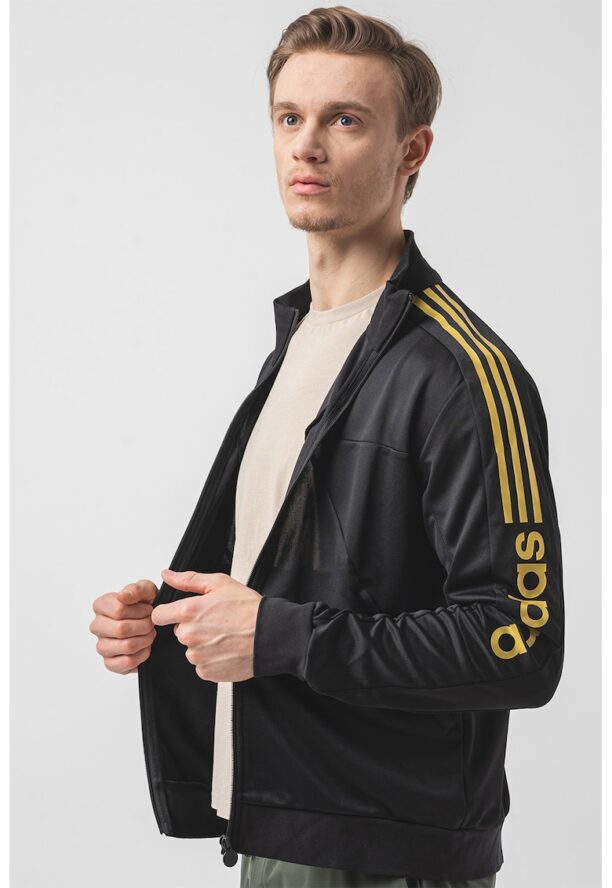 Суитшърт с цип и лого adidas Sportswear