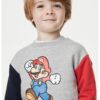 Суитшърт с щампа Super-Mario Marks  Spencer