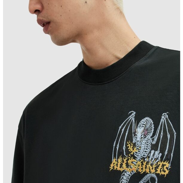 Тениска Dragon Skull с фигурална щампа AllSaints