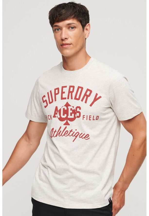 Тениска на лога Athletic College SUPERDRY