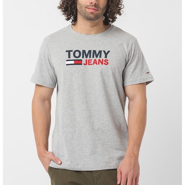 Тениска от органичен памук с лого Tommy Jeans