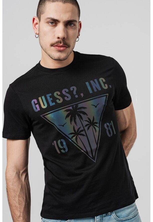 Тениска с лого GUESS JEANS