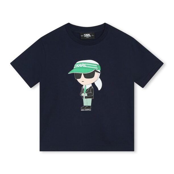 Тениска с лого KARL LAGERFELD KIDS