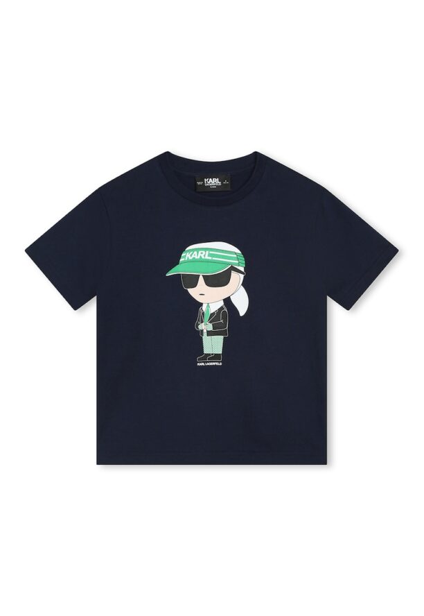 Тениска с лого KARL LAGERFELD KIDS