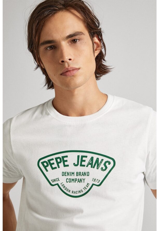 Тениска с лого Pepe Jeans London