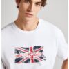 Тениска с лого Pepe Jeans London