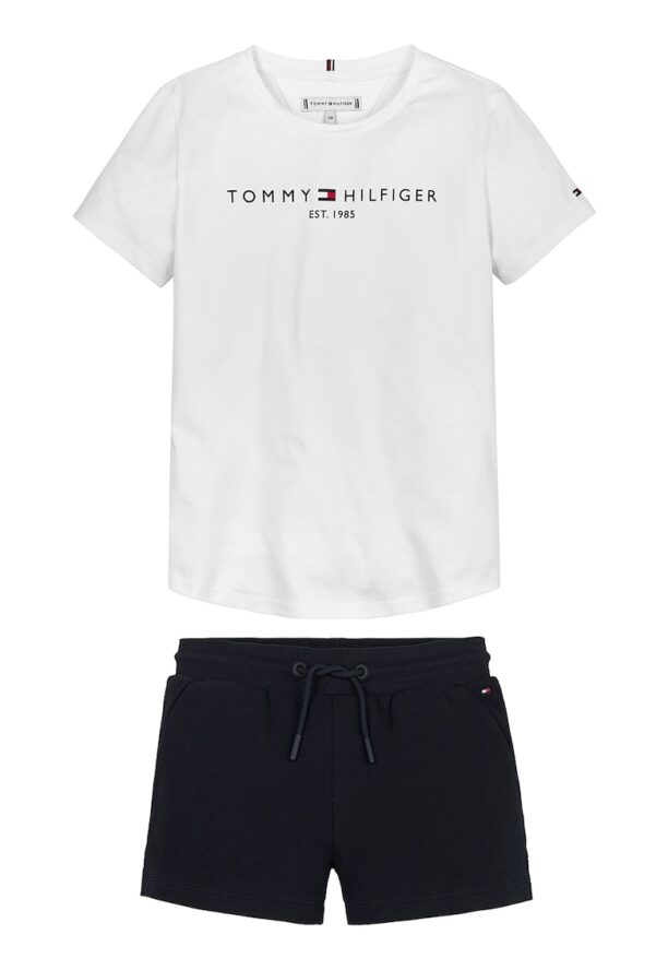 Тениска с овално деколте и къс панталон Tommy Hilfiger