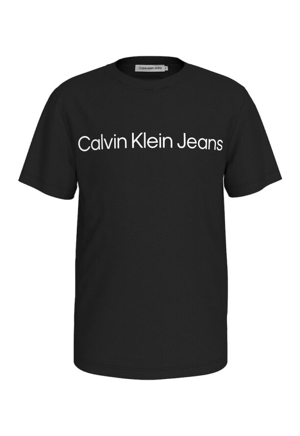 Тениска с овално деколте и лого CALVIN KLEIN