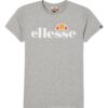 Тениска с овално деколте и лого ELLESSE