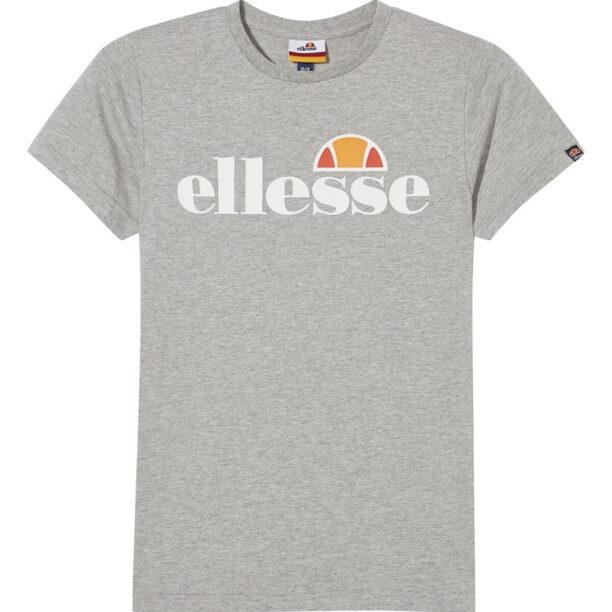 Тениска с овално деколте и лого ELLESSE