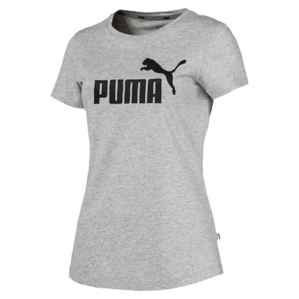 Тениска с овално деколте и лого Puma