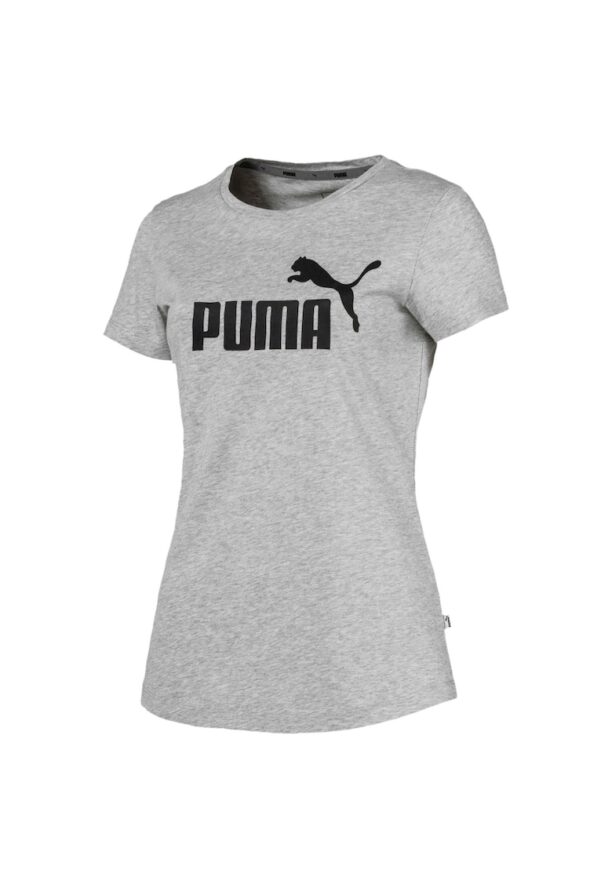 Тениска с овално деколте и лого Puma