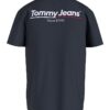 Тениска с органичен памук с лого Tommy Jeans