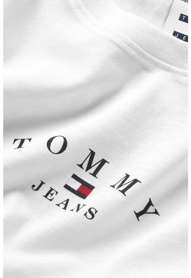 Тениска с памук с овално деколте Tommy Jeans