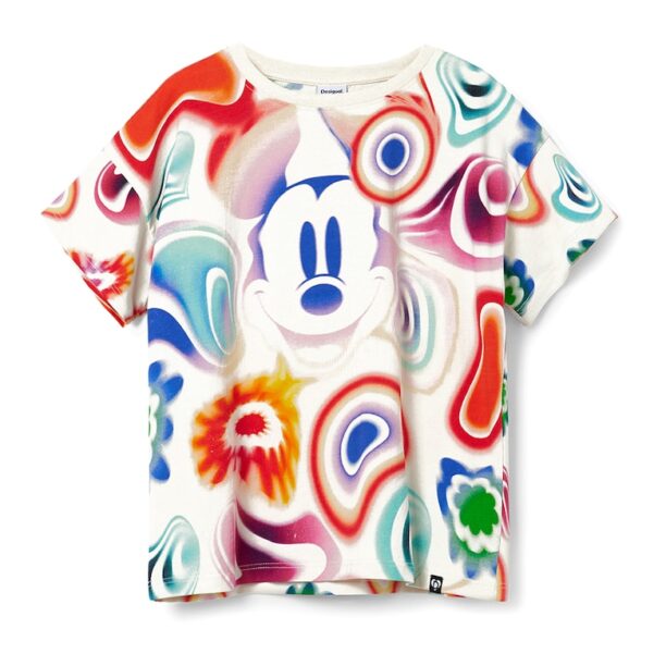 Тениска с шарка Cartoon DESIGUAL