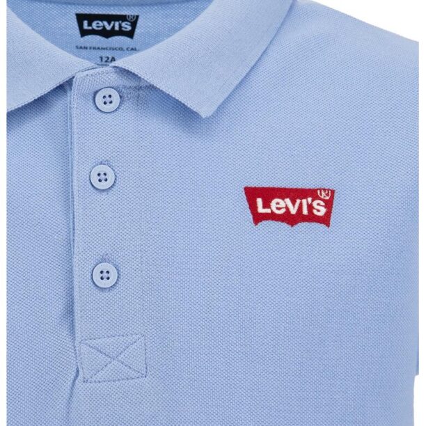 Тениска с яка и лого Levis