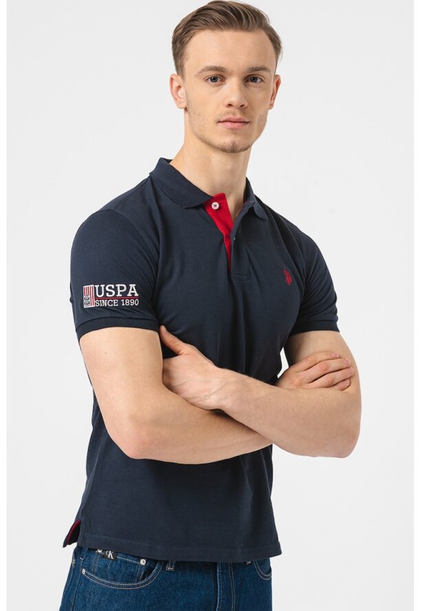 Тениска с яка и лого US Polo Assn