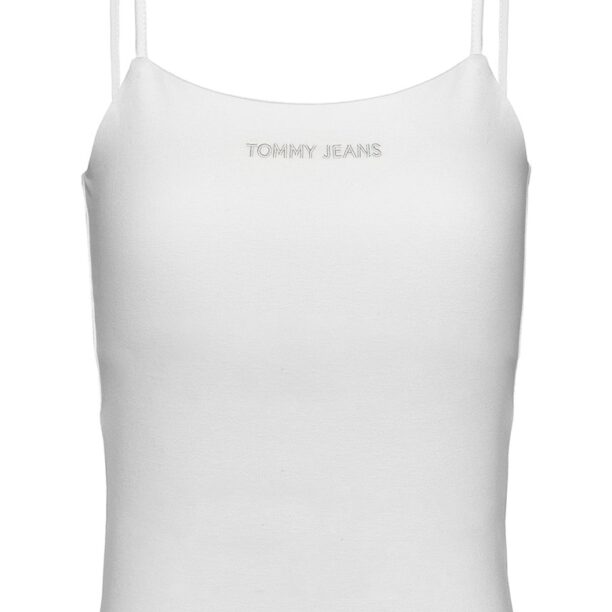 Топ с лого на гърдите Tommy Jeans