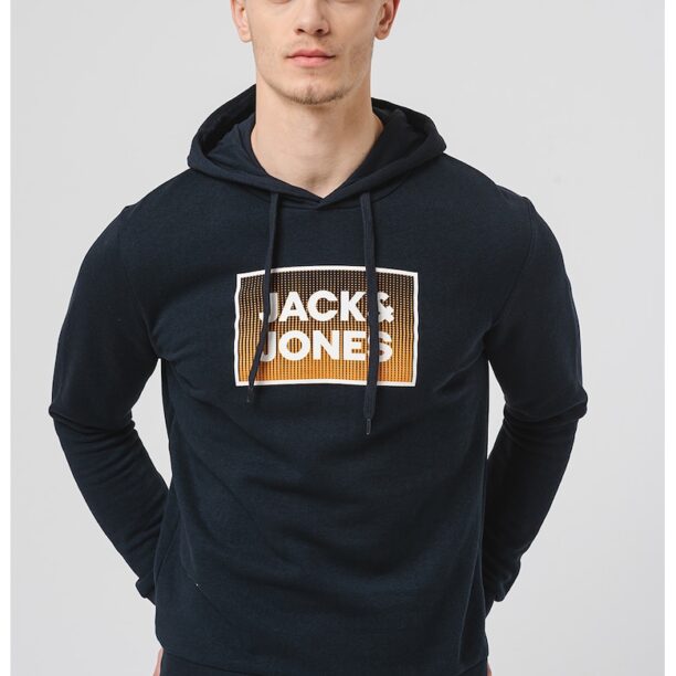 Худи Steel с памук и лого Jack  Jones