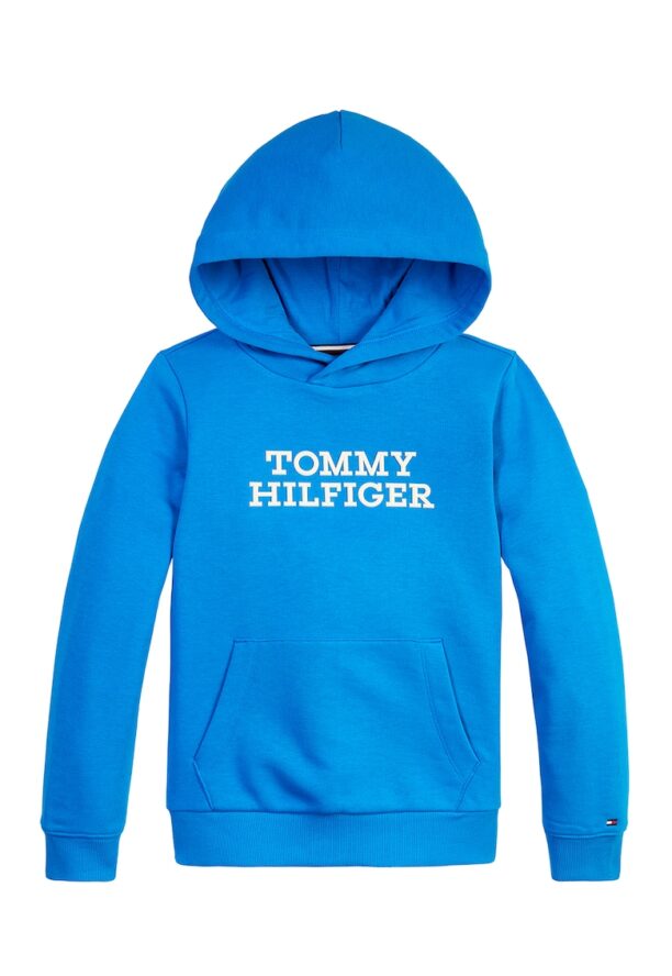 Худи с органичен памук с релефно лого Tommy Hilfiger