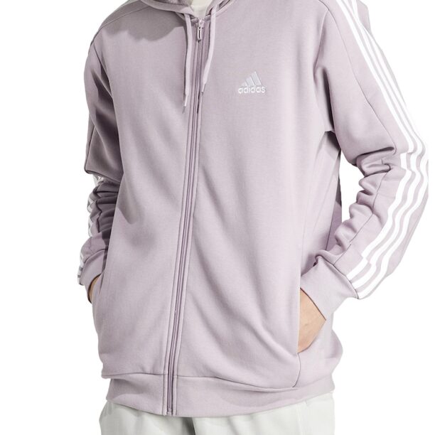 Худи с цип и джобове встрани adidas Sportswear