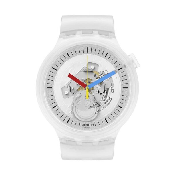 Оригинален Мъжки Часовник Swatch Clearly Bold SB01K100