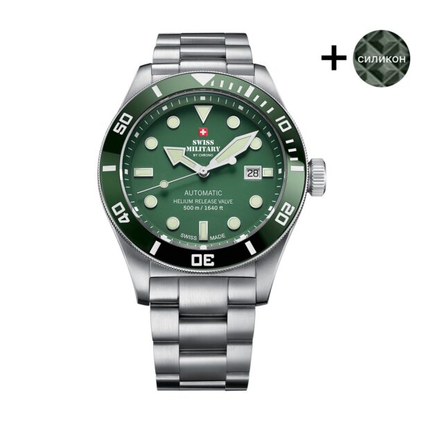 Оригинален Мъжки Часовник Swiss Military by Chrono SMA34075.03SET GREEN