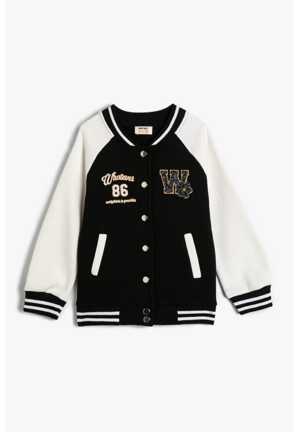 Яке Varsity с цветен блок KOTON