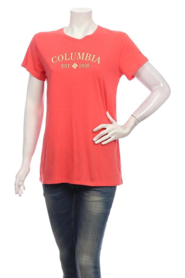 Тениска с щампа COLUMBIA