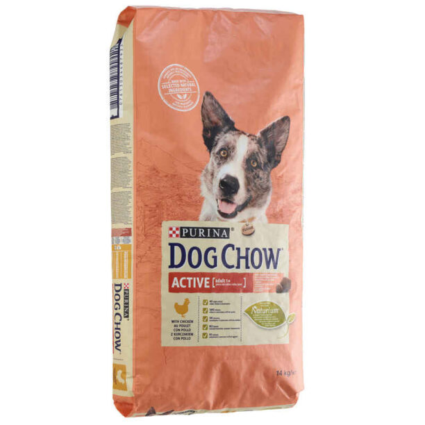 Храна за кучета dog chow active с пилешко месо