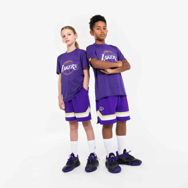 Детски баскетболни шорти nba lakers sh 900 jr