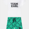 Комплект тишърт и панталонки Karl Lagerfeld Kids за Момчета