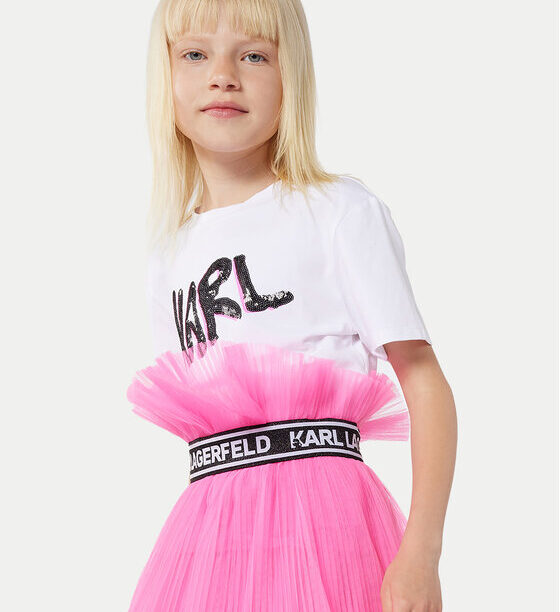 Тишърт Karl Lagerfeld Kids за Момичета