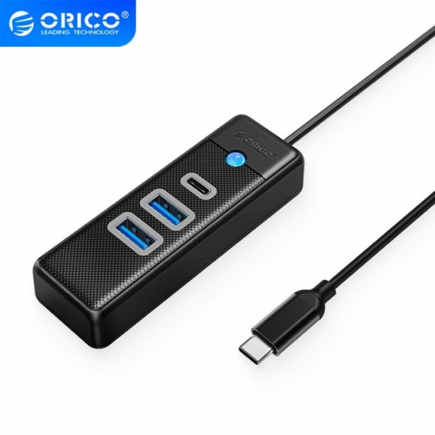 USB хъб Orico PWC2U-C3-015-BK-EP