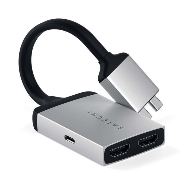 Адаптер Satechi USB-C to Dual HDMI 4K Adapter (ST-TCDHAS)