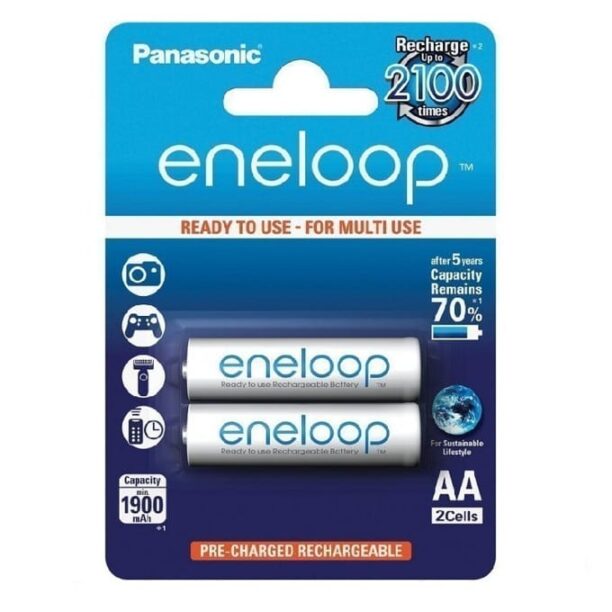 Акумулаторни батерии Panasonic Eneloop BK-3MCDE/2BE